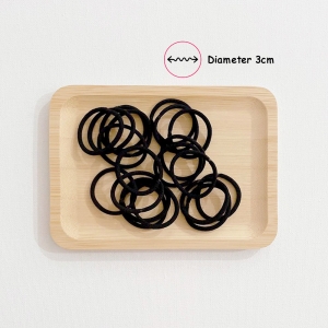 Girl Hair Tie Basic School 3cm (GPT9419)